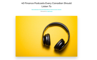 40 Finance Podcasts Every Canadian Should Listen To